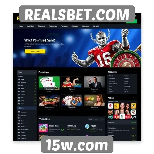Avaliação da interface de usuário do REALSBET.COM