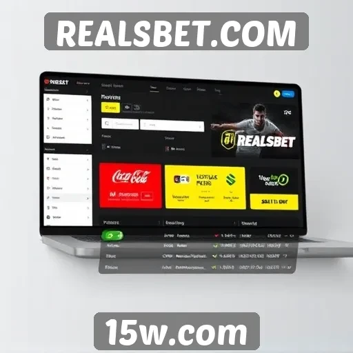 Interface do usuário no site REALSBET COM